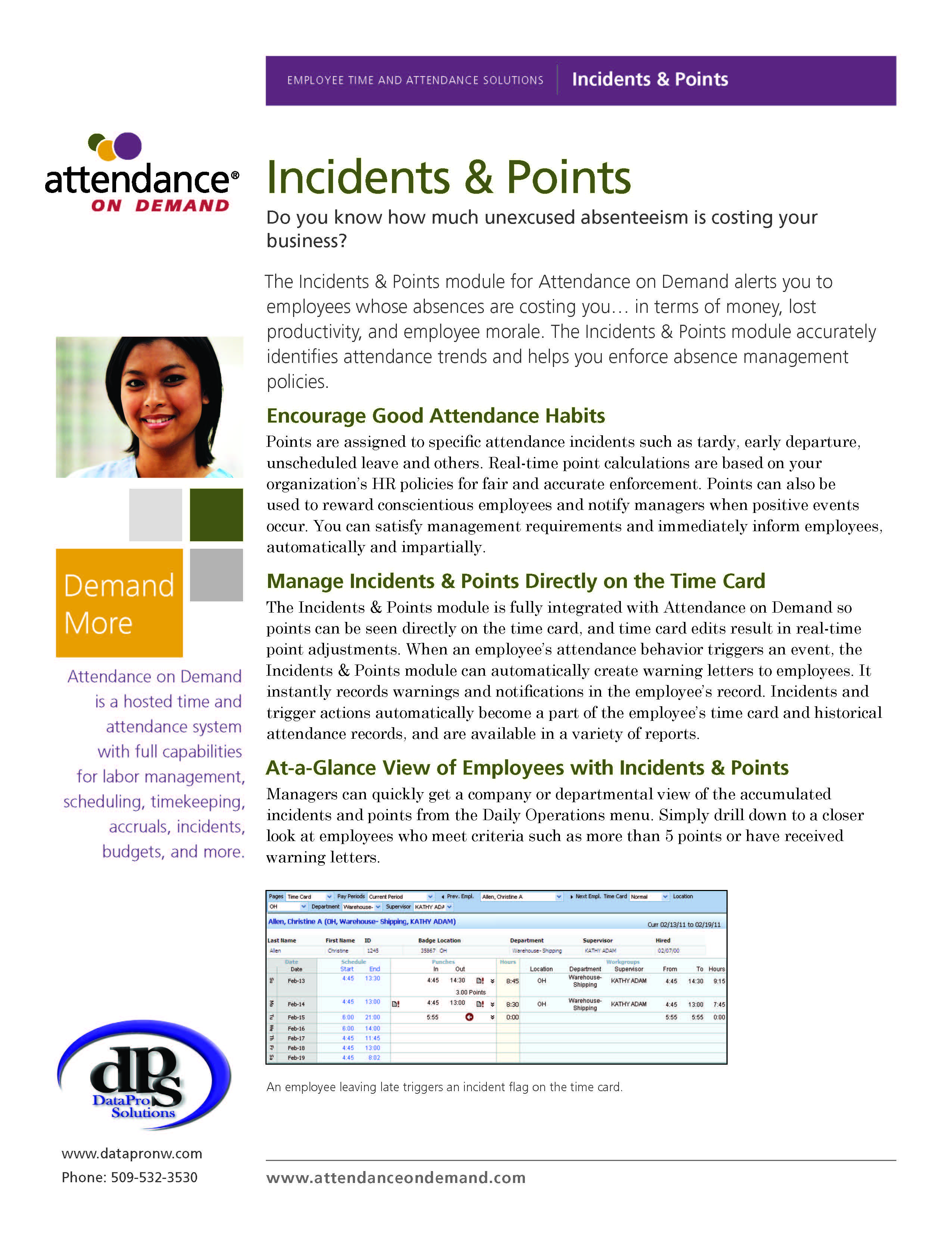 time and attendance machine and software systems data pro solutions